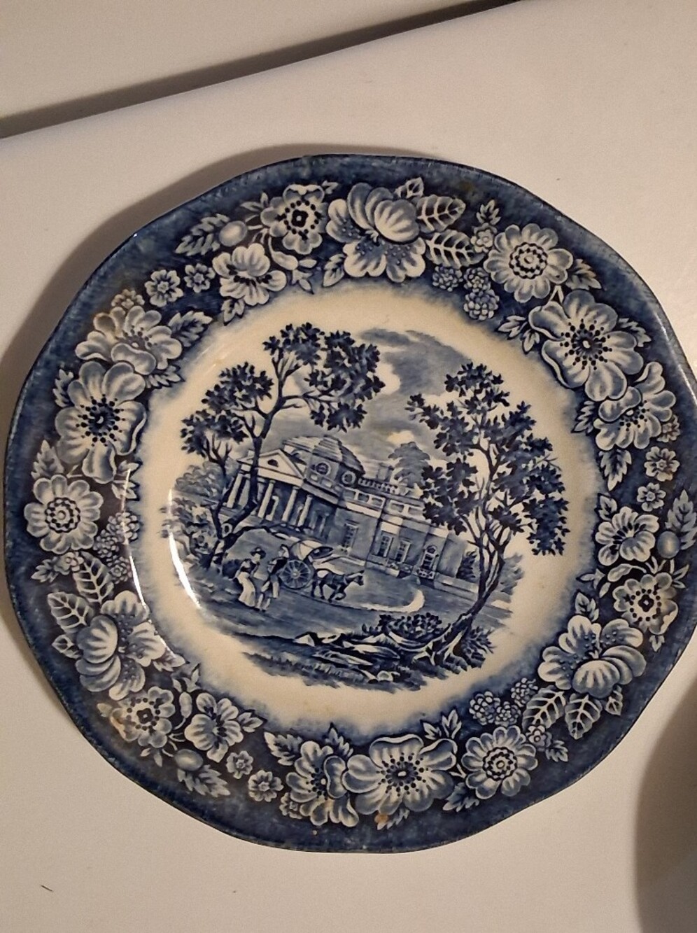 VTG  2  Liberty Blue by Staffordshire Status: Discontinued, Low Style Bowl